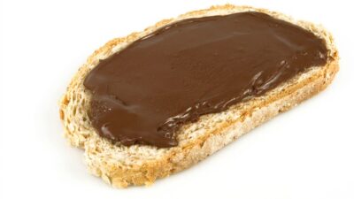 chocolate bread slice