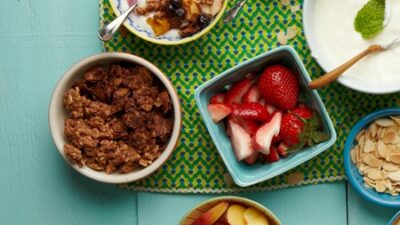 chocolate covered bran flakes