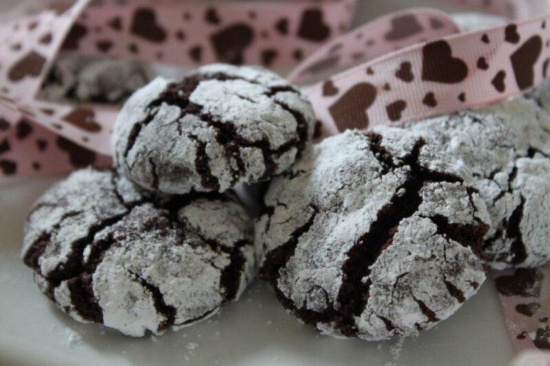 chocolate crinkle cookies