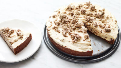 no bake halva cheesecake