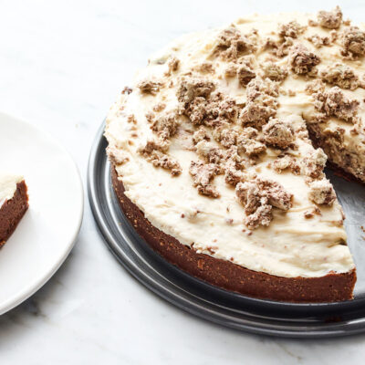 no bake halva cheesecake