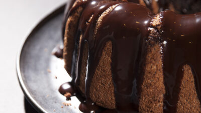 Chocolate Hazelnut Chiffon Cake