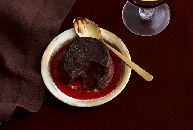 Passover Chocolate Lava Cake Dessert