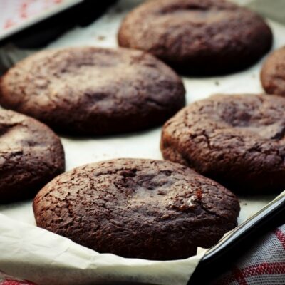 Chocolate Lava Rocks are low fat very chocolatey cookies that will rock your world