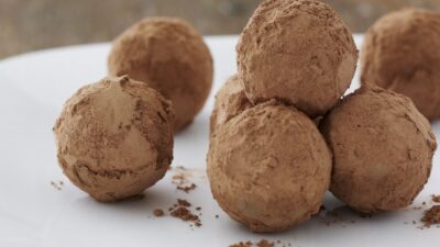 Chocolate-Mango Ganache Truffles