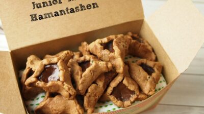 chocolate mint hamantashen