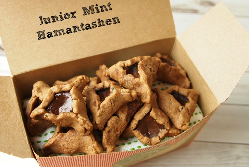 chocolate mint hamantashen