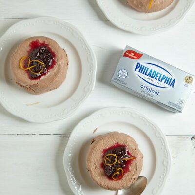 Chocolate-Orange Coeur a la Creme with Cherry Compote Recipe