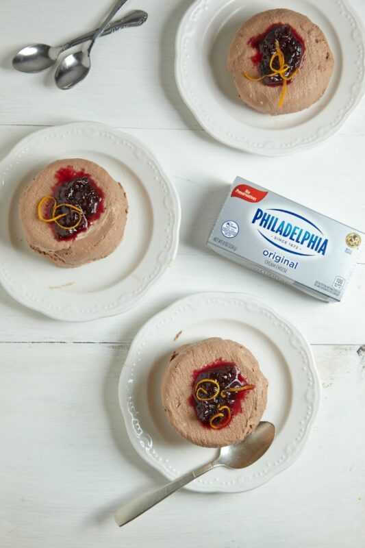Chocolate-Orange Coeur a la Creme with Cherry Compote Recipe