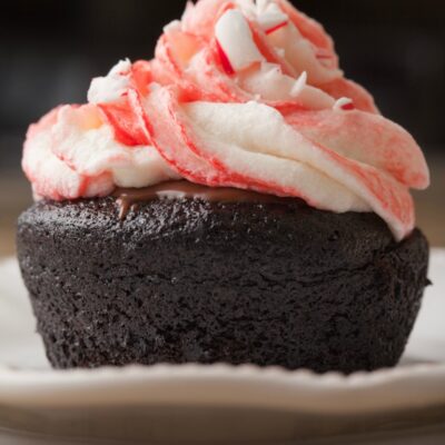 chocolate peppermint cupcake