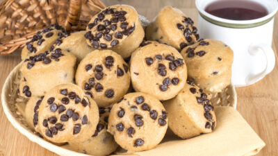 chocolate pumpkin chip muffins