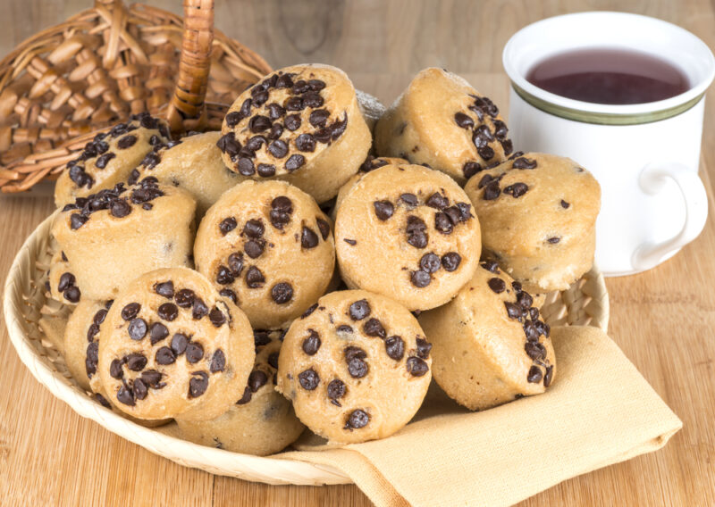 chocolate pumpkin chip muffins