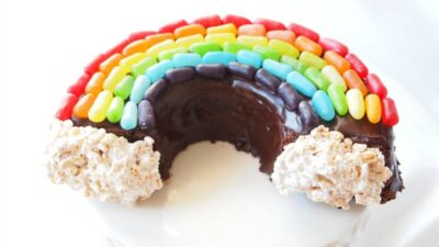 chocolate rainbow cake