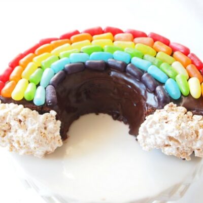 chocolate rainbow cake