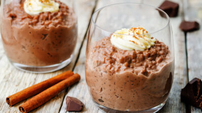 chocolate rice pudding