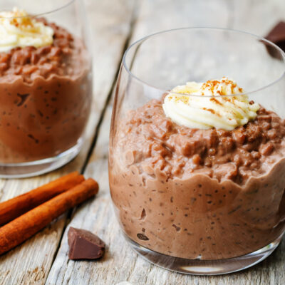 chocolate rice pudding