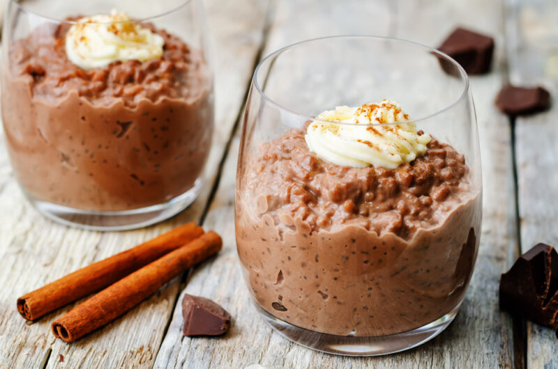 chocolate rice pudding