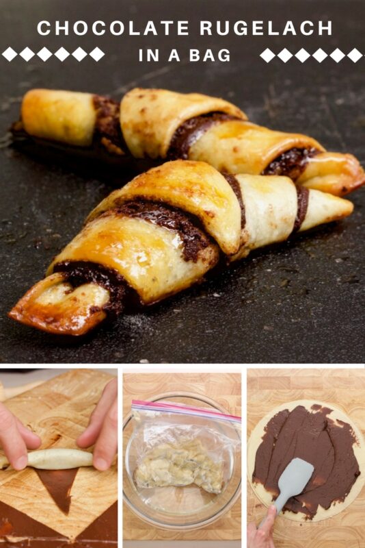 Chocolate Rugelach In A Bag