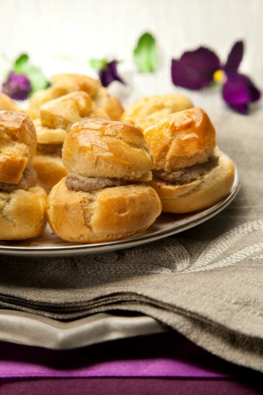 choux liver pastries