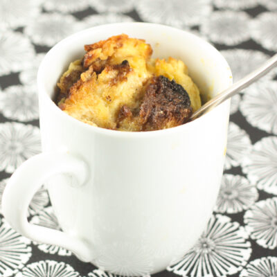 Cinnamon Bun French Toast In A Mug