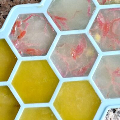 Citrus Flavored Ice Cubes