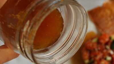 citrus ginger infused honey