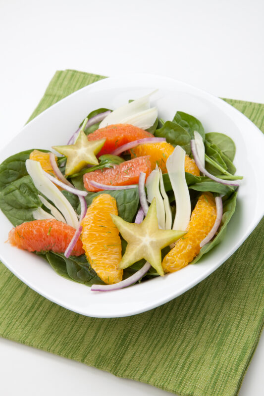 Citrus Salad with Spinach and Fennel
