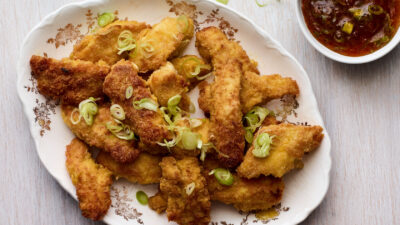 Crispy Coconut Chicken Fingers or Schnitzel
