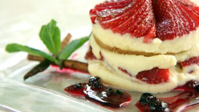 coconut cream tower