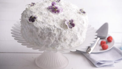 Coconut Raspberry Cake