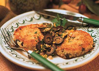 Cod Cakes with California Ripe Olive &ldquo;Gremolata&rdquo;