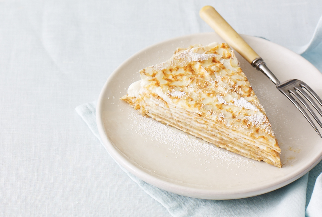 Coffee Cr&ecirc;pe Cake