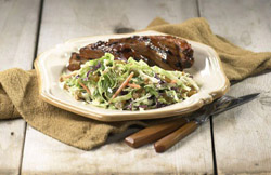 Coleslaw with Raisins and Peanuts