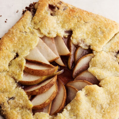 Concord Grape and Pear Galette