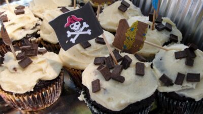 Cookie Dough Dark Chocolate Cupcakes
