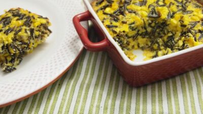 Corn and Wild Rice Kugel