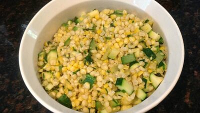 corn and zucchini salad