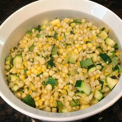 corn and zucchini salad