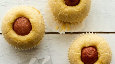 Corn Dog Muffins vertical