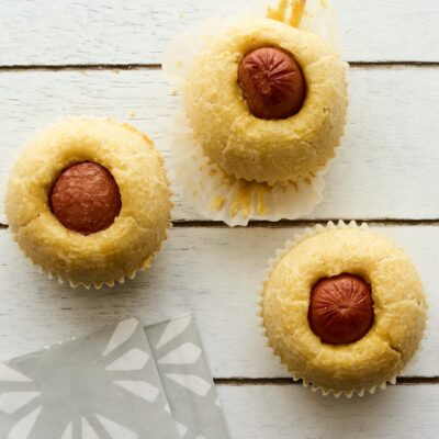Corn Dog Muffins vertical