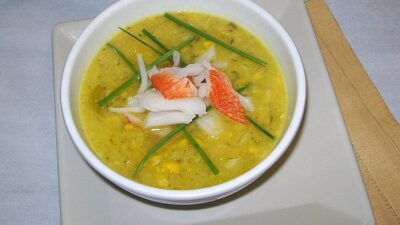 corn fish chowder