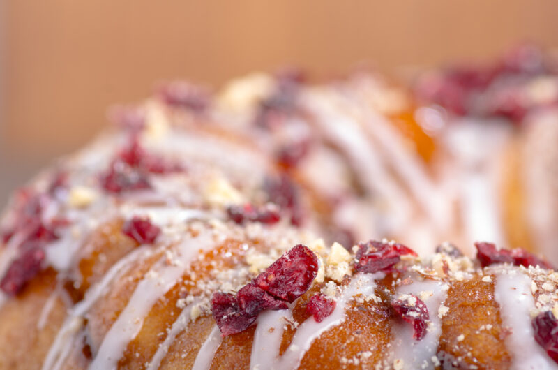 cranberry almond cake