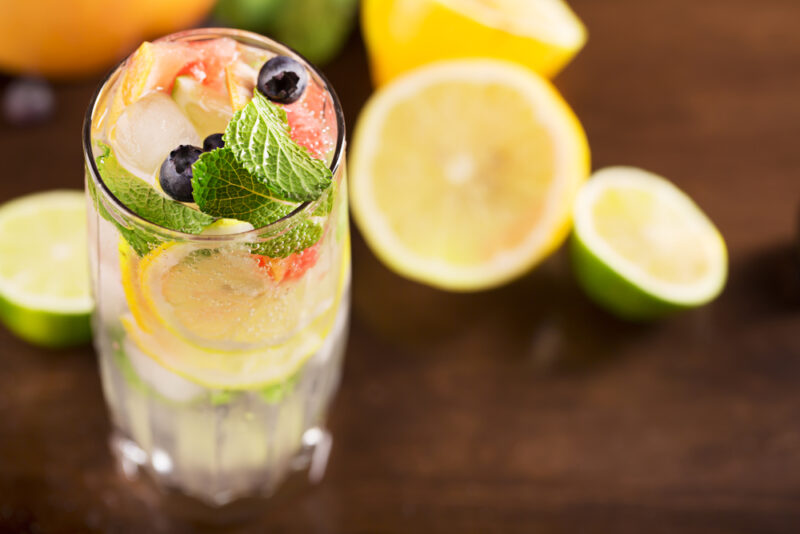 cranberry and fruit cocktail with mint.jpg