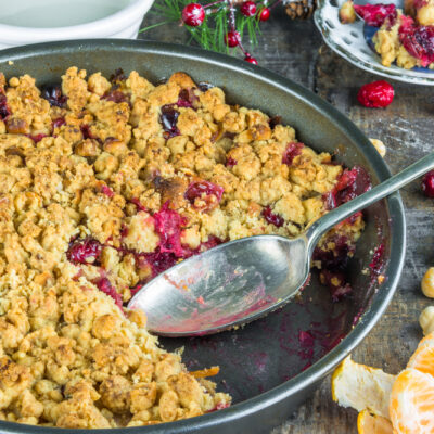 cranberry apple cobbler