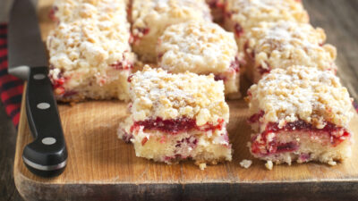 cranberry cheese bars