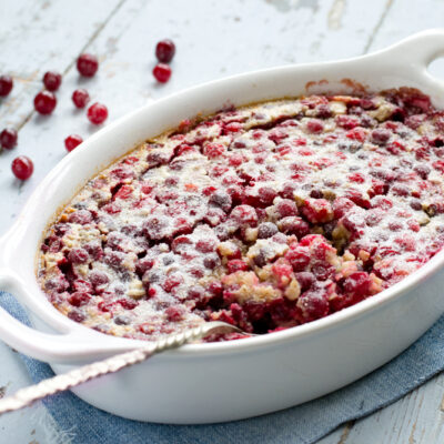 cranberry cinnamon clafoutis