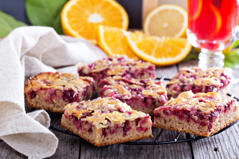 cranberry date bars