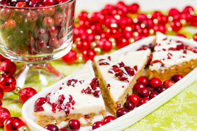 cranberry macadamia bars