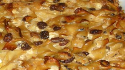Cranberry Orange Kugel