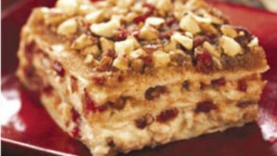 Cranberry & Pear Baklava